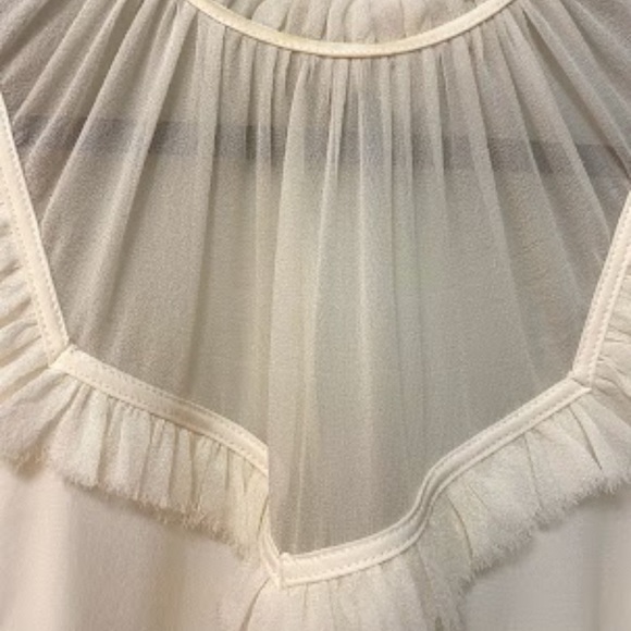 Cinq a’ Sept Romantic Macao Blouse - Ivory XS - Picture 11 of 13